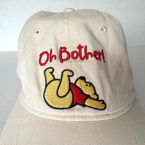 Disney Winnie The Pooh "Oh Bother!" Cap/Adjustable Closure/Collector/100% Cotton - Picture 2 of 9